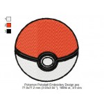 Pokemon Pokeball Embroidery Design